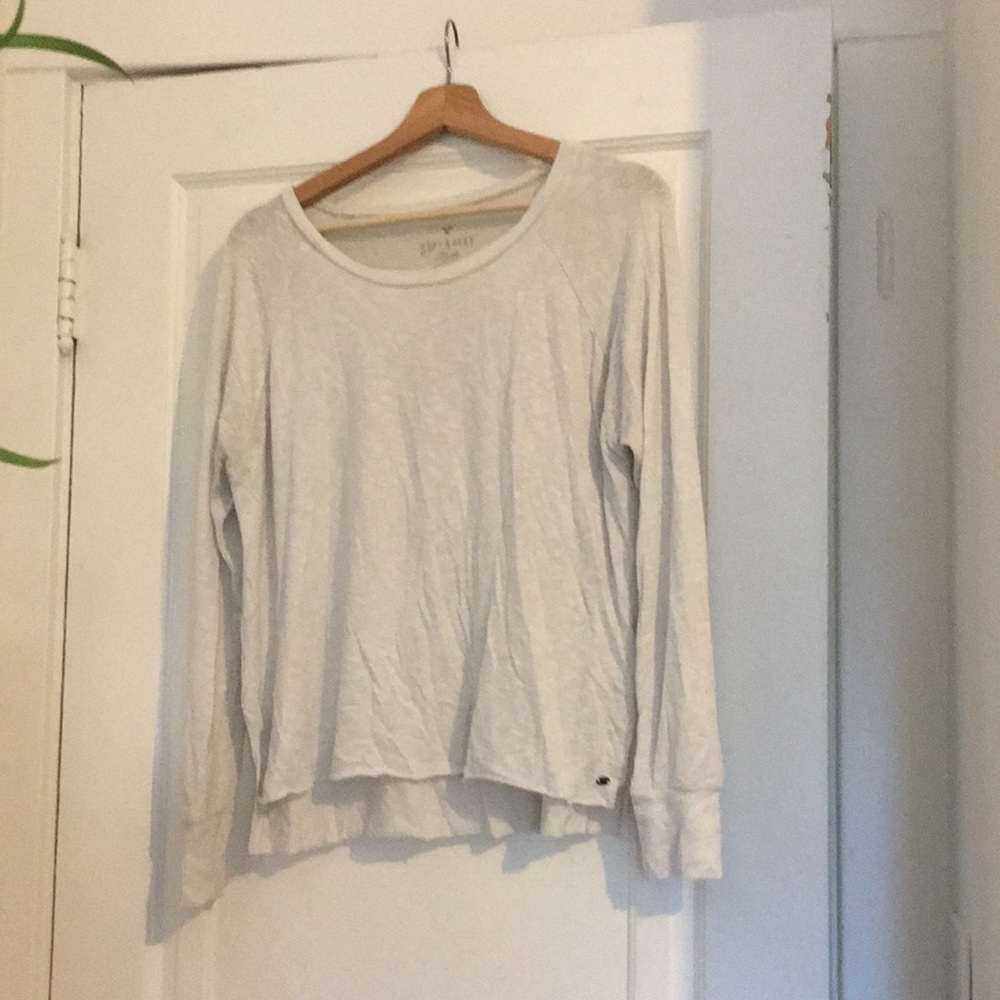 Soft and sexy white long sleeve